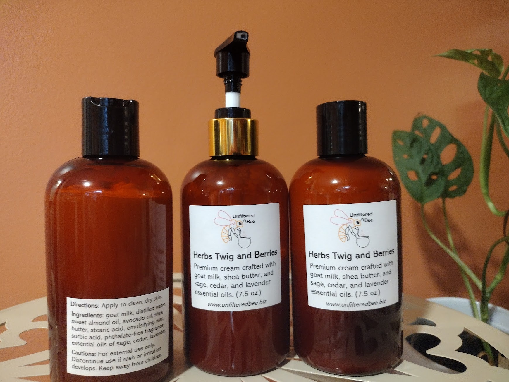 lotion bottles
